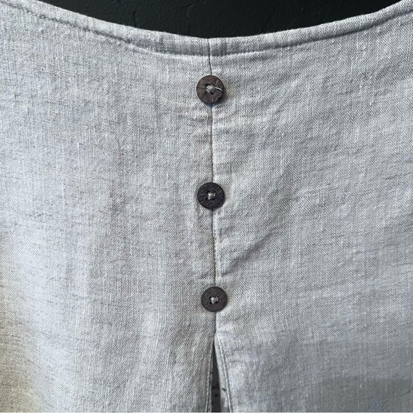 Paper Lacer women blouse Size: S color: Beige 100% Linen - Picture 9 of 11